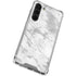 Silver Marble Galaxy S24 FE Clear Case